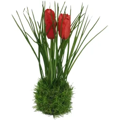 Depot Kunstblume Tulpe Im Grasball> Kunstpflanzen