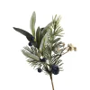 Depot Adventskranz-Deko^Kunst-Blumenpick Oliveberry