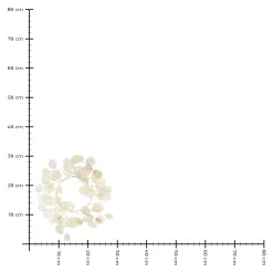 Depot Kranze^Kunstkranz Euka Glimmer