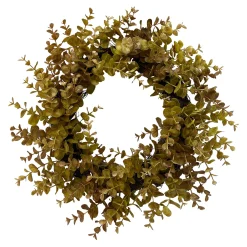 Depot Adventskranze & Zubehör^Kunstkranz Eukalyptus