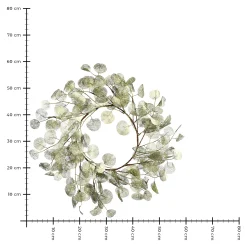 Depot Adventskranze & Zubehör^Kunstkranz Eukalyptus