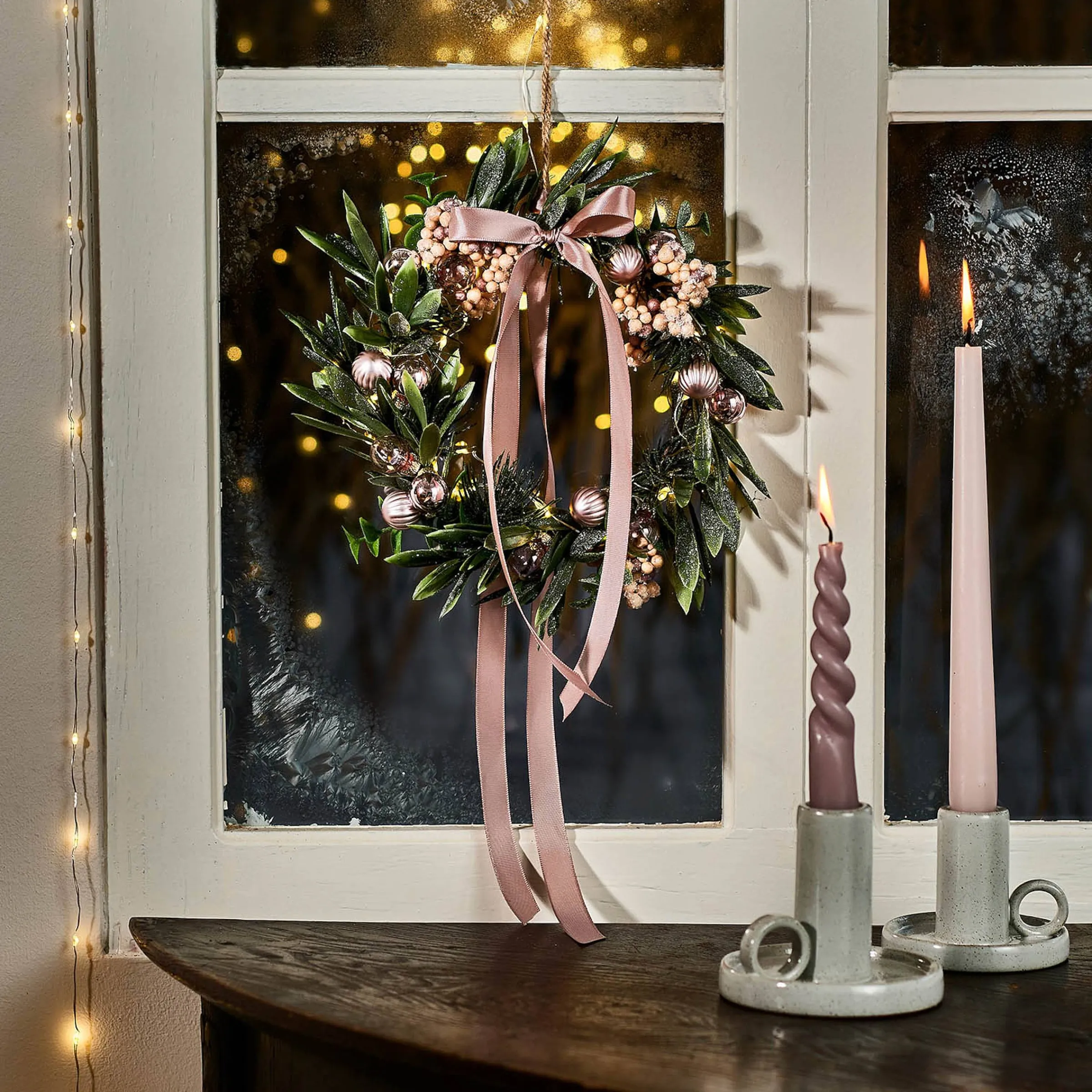 Depot Adventskranze & Zubehör^Kunstkranz Olive