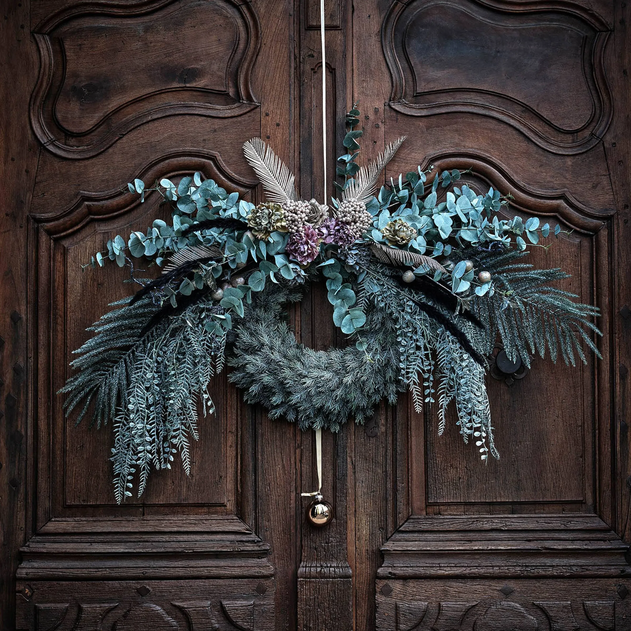 Depot Adventskranze & Zubehör^Kunst-Tannenkranz Frosty, Beschneit