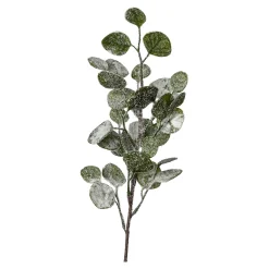 Depot Adventskranz-Deko^Kunstzweig Eukalyptus, Beschneit