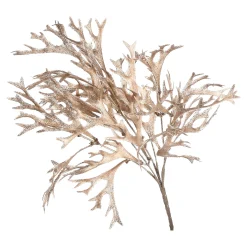 Depot Adventskranz-Deko^Kunstzweig Geweihfarn-Busch