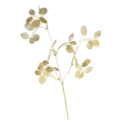 Depot Adventskranz-Deko^Kunstzweig Silberblatt