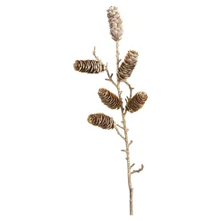 Depot Adventskranz-Deko^Kunstzweig Zapfen