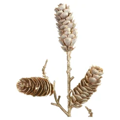 Depot Adventskranz-Deko^Kunstzweig Zapfen