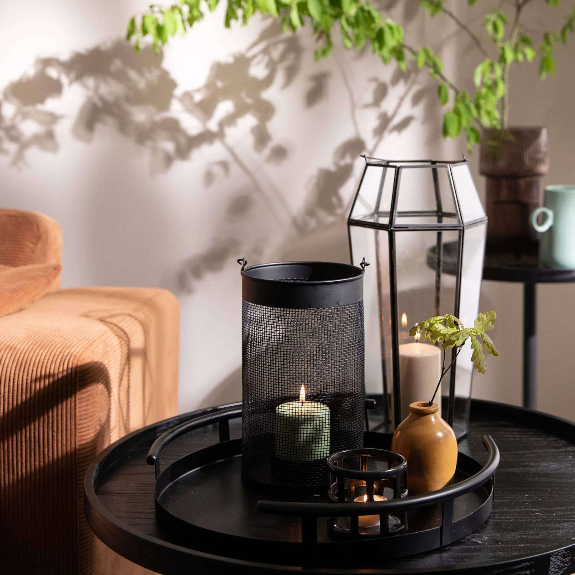 Depot Laternen & Kerzenhalter^Laternen-Set Hexagon