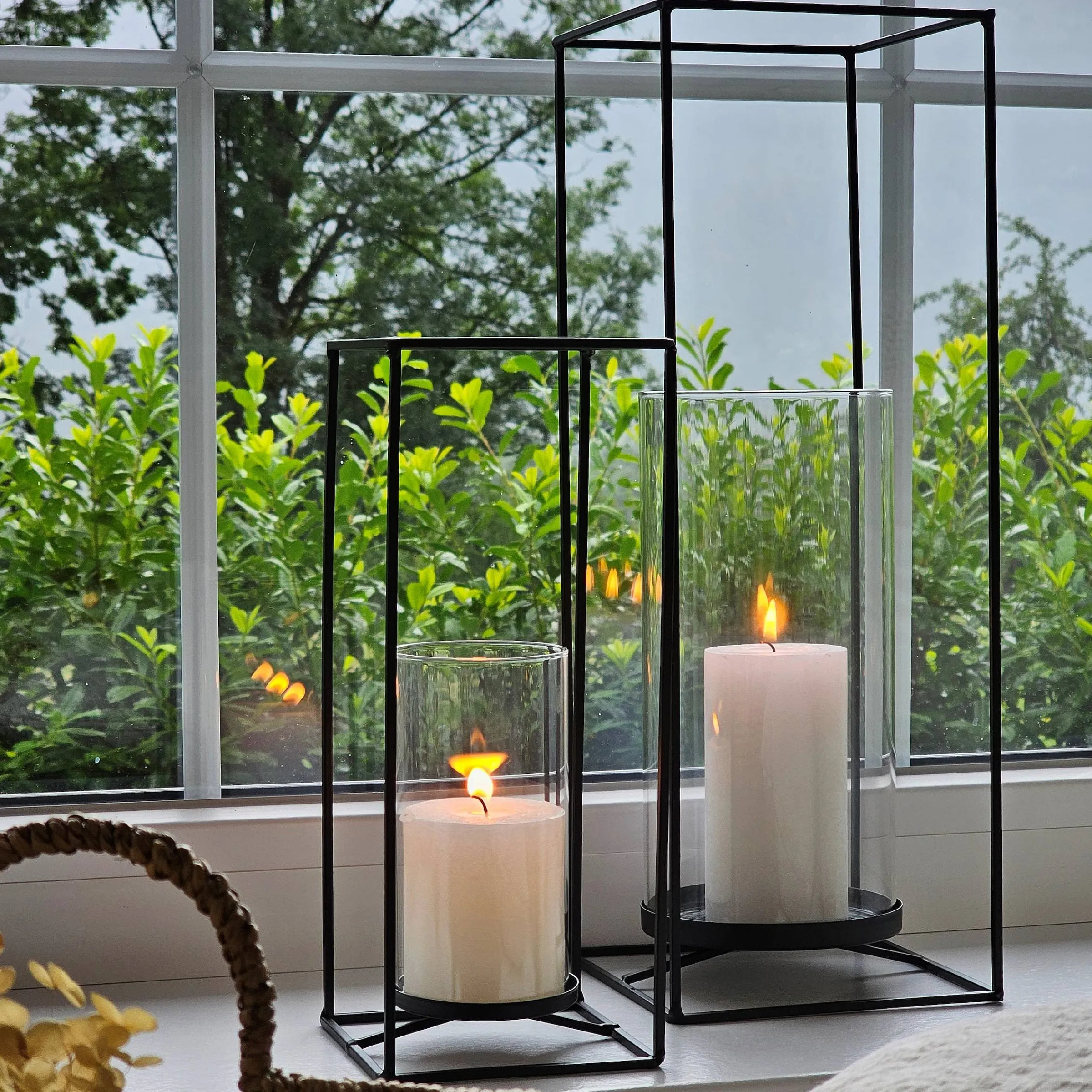 Depot Laternen & Kerzenhalter^Laternen-Set Noir