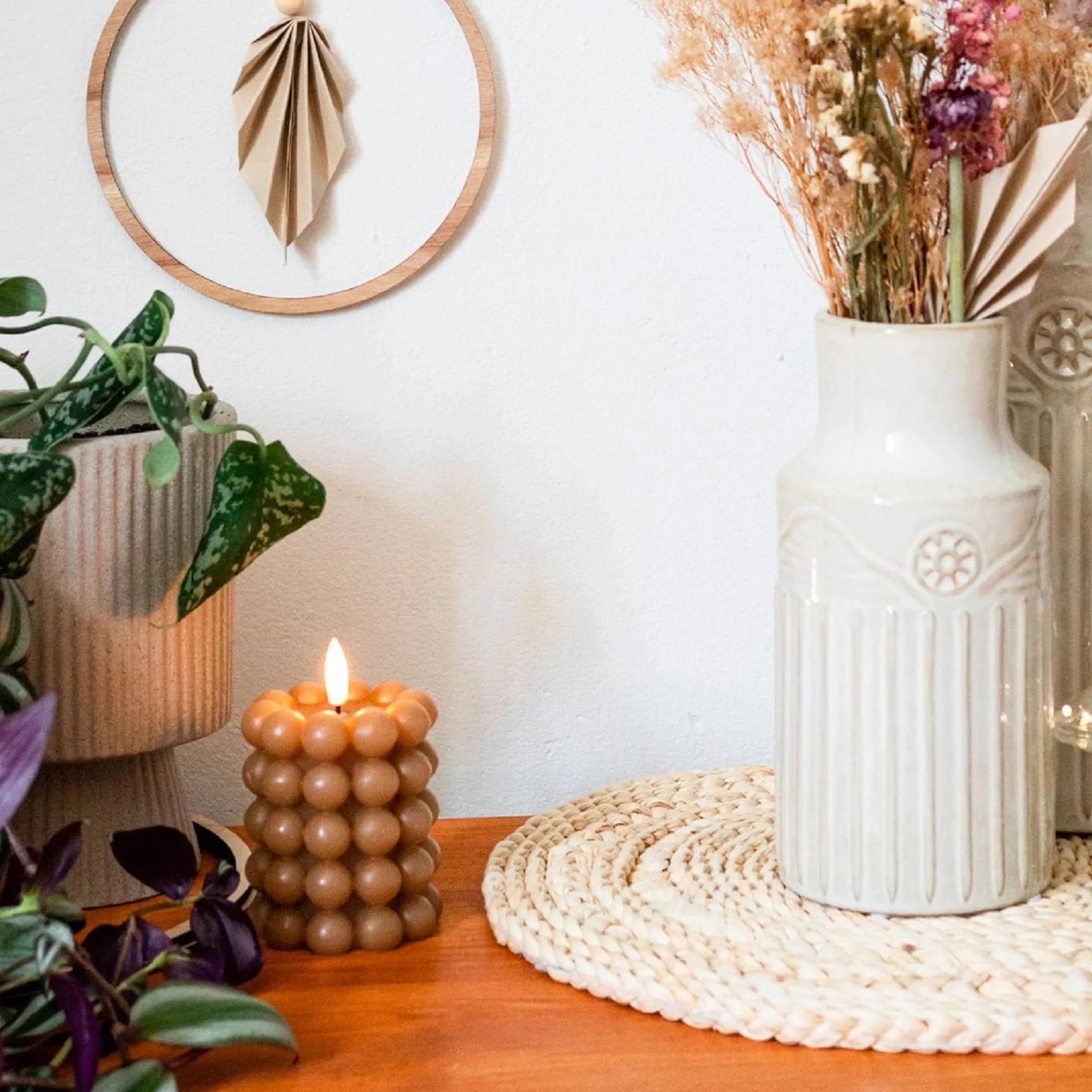 Depot Adventskerzen^Led-Kerze Bubble