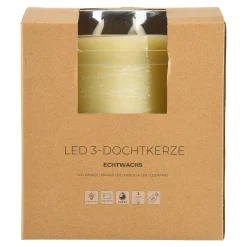 Depot Kerzen^Led-Kerze 3-Docht