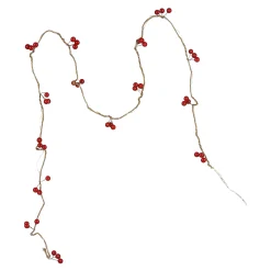 Depot Adventskranz-Deko^Led-Lichterkette Berries