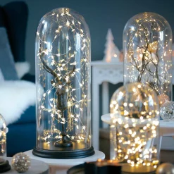 Depot Adventskranz-Deko^Led-Lichterstrang Mini-Sterne