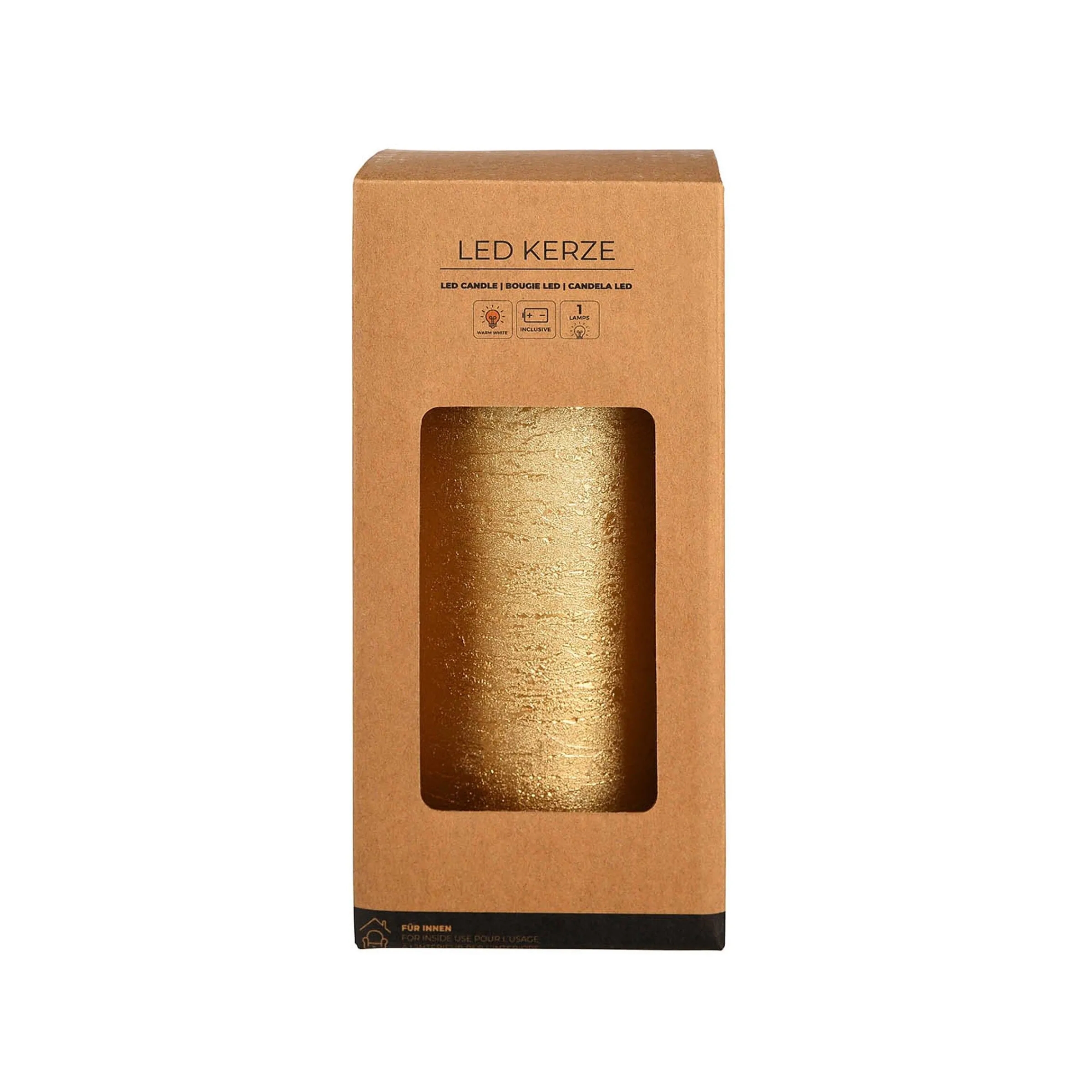 Depot Adventskerzen^Led-Stumpenkerze