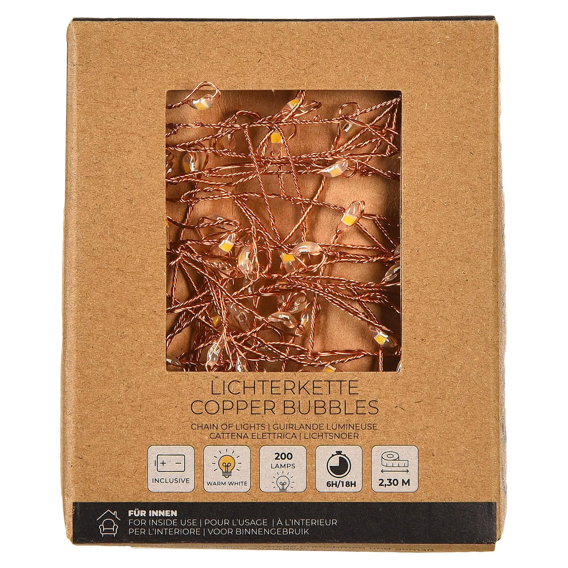 Depot Beleuchtung Für Drinnen^Lichterkette Copper Bubbles