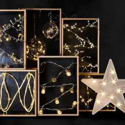 Depot Beleuchtung Für Drinnen^Lichterkette Gläser, 10 Led, Batteriebetrieben