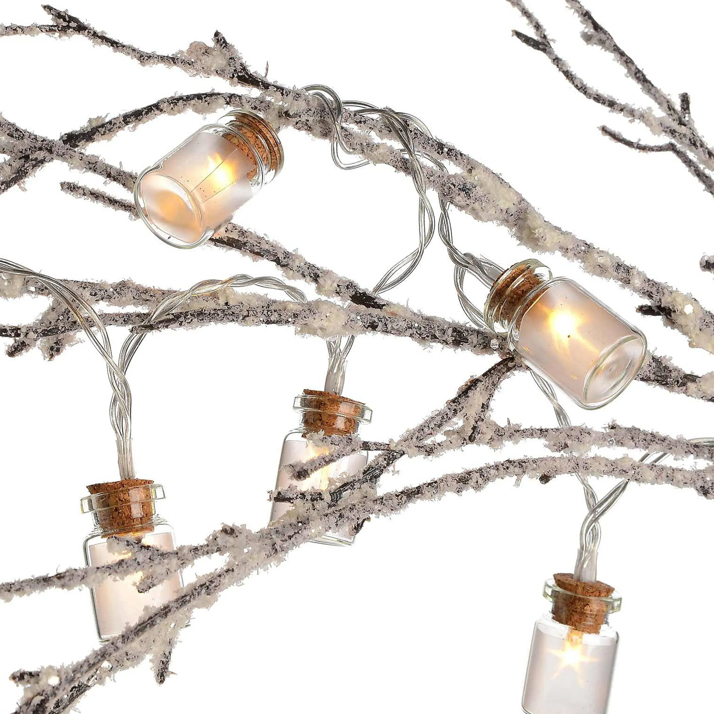 Depot Beleuchtung Für Drinnen^Lichterkette Gläser, 10 Led, Batteriebetrieben