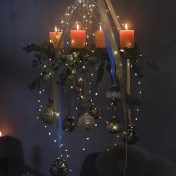 Depot Adventskranz-Deko^Lichterkette Mini