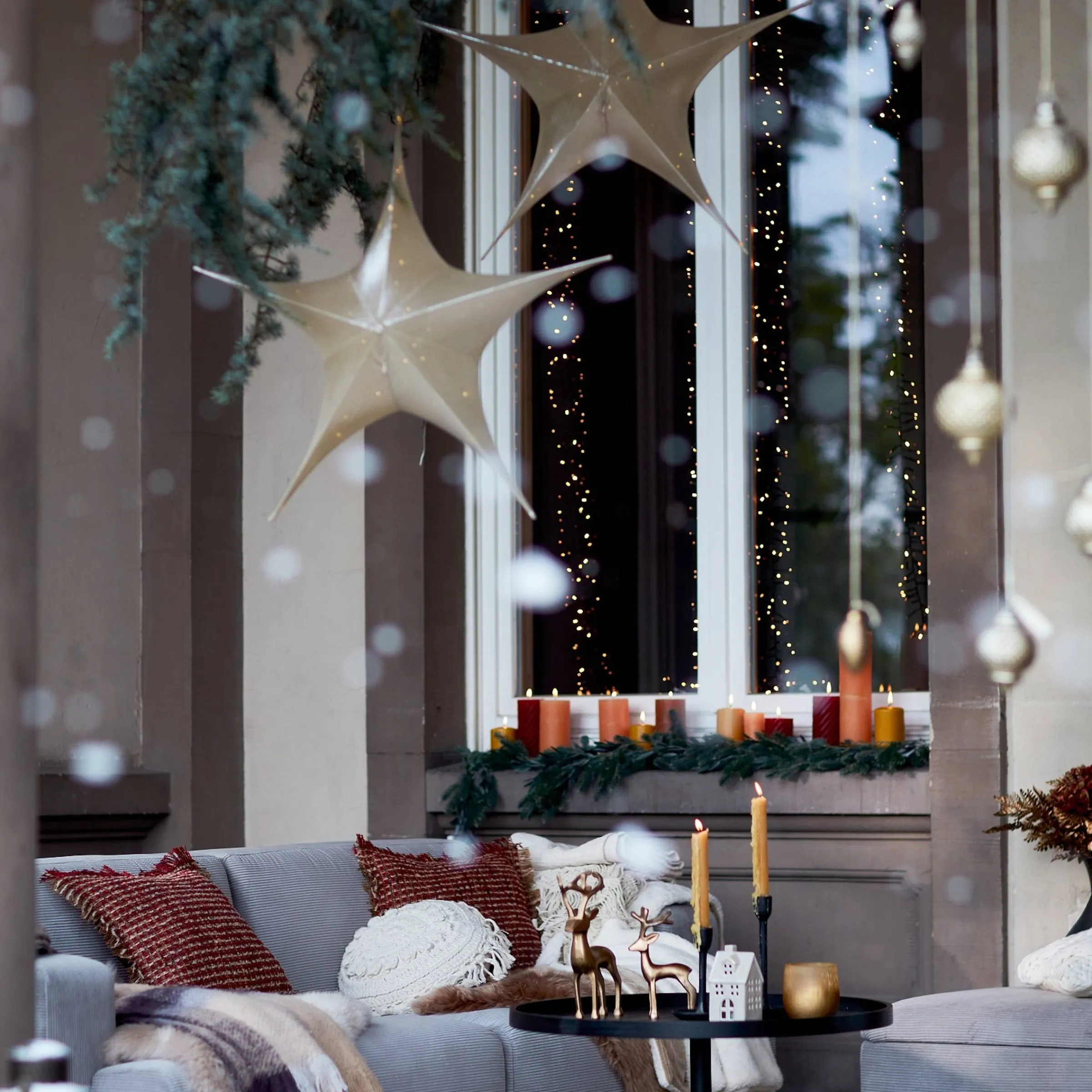 Depot Beleuchtung Für Drinnen^Lichtobjekt Stoffstern