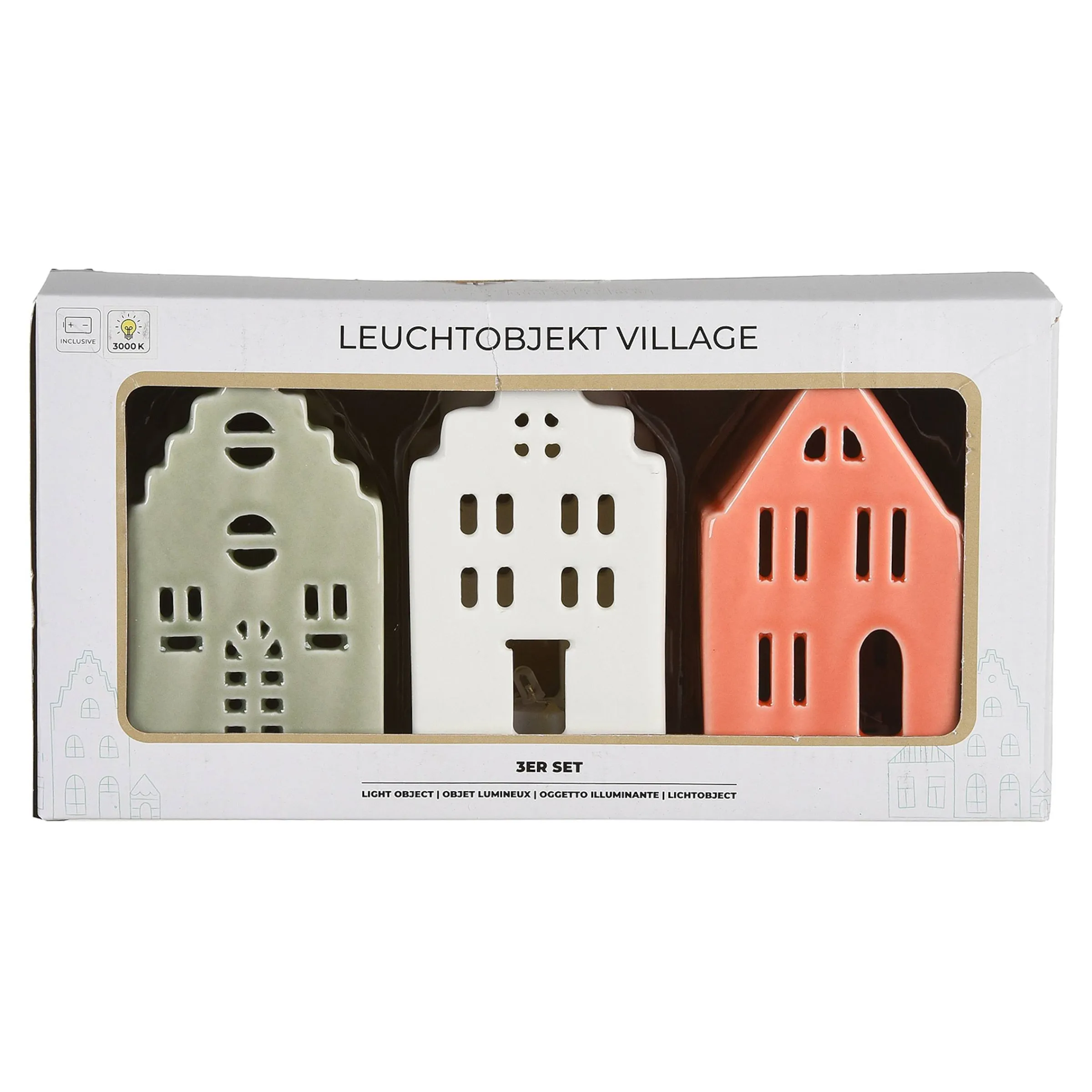 Depot Beleuchtung Für Drinnen^Lichtobjekt-Set Village