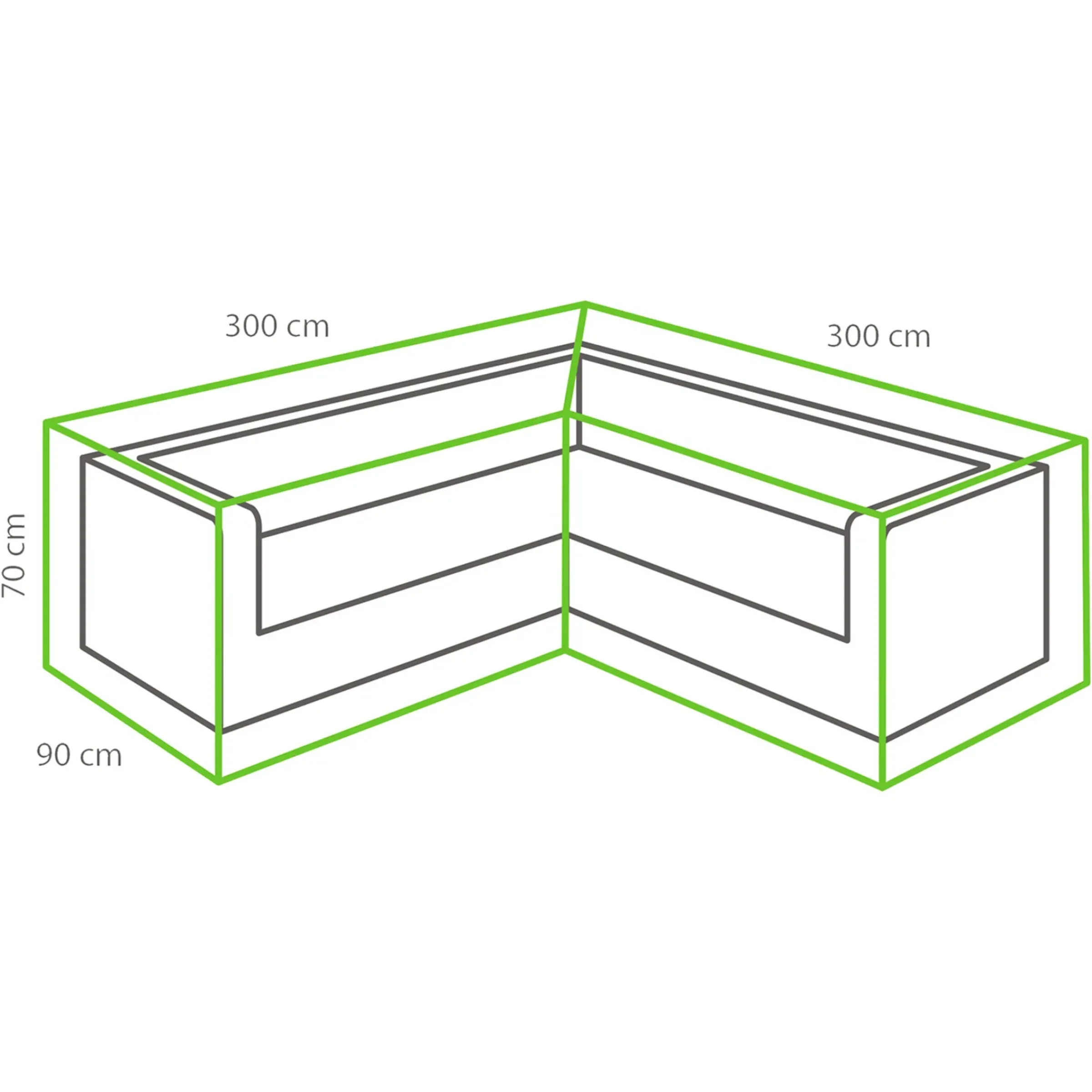 Depot Loungeset-Schutzhulle L-Form> Möbelschutz