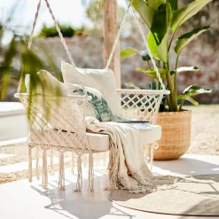 Depot Decken, Felle & Mehr^Makramee-Decke Border