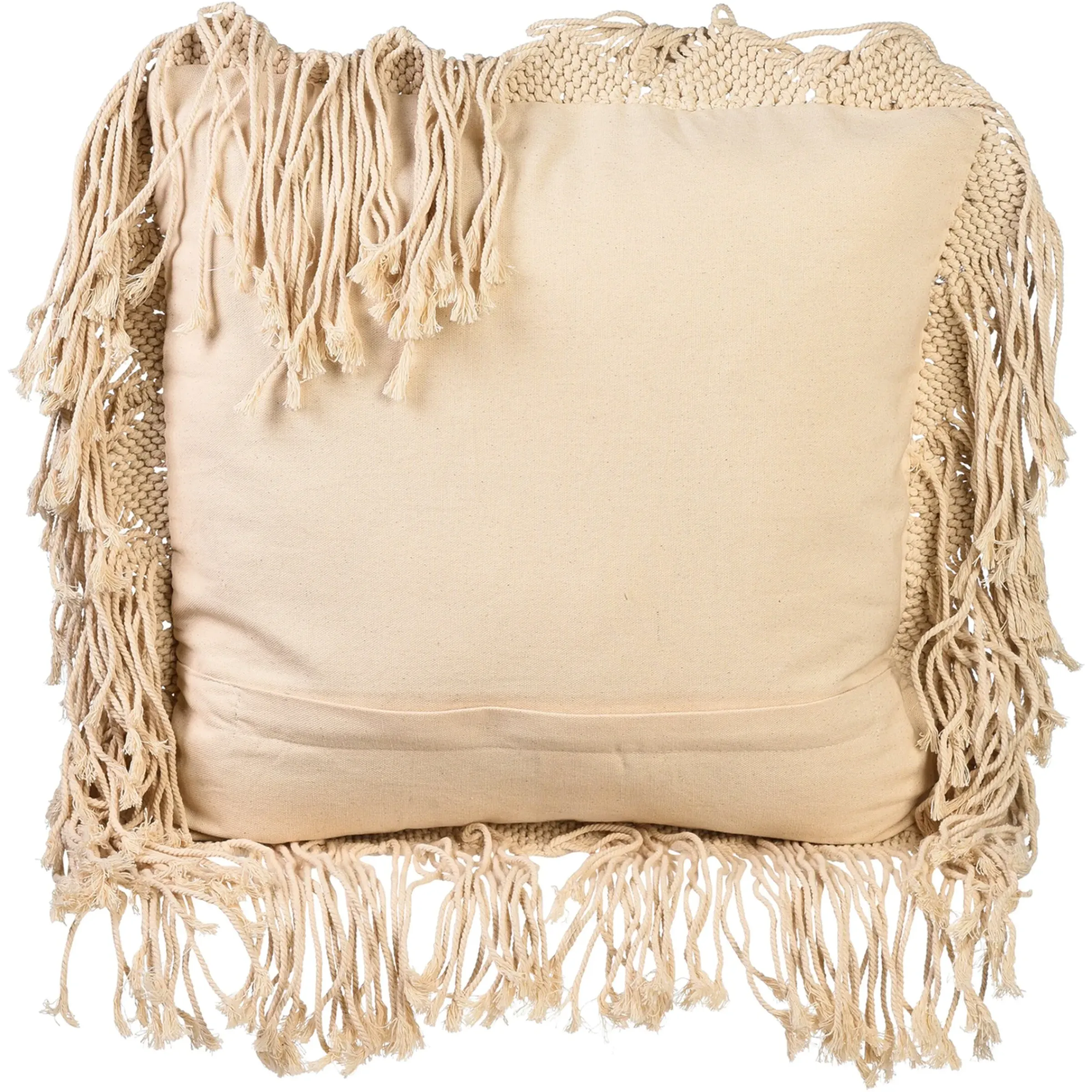 Depot Makramee-Kissenhulle Stripe> Kissen