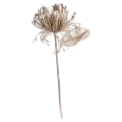 Depot Adventskranz-Deko^Metallic-Kunstblume Protea