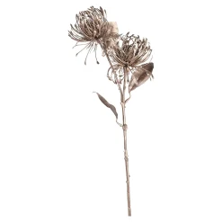Depot Adventskranz-Deko^Metallic-Kunstblume Protea