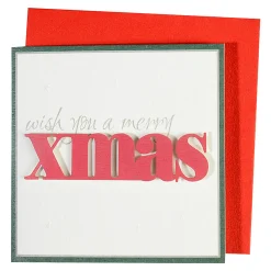 Depot Weihnachtskarten^Mini-Klappkarte X-Mas