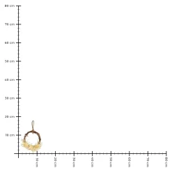 Depot Adventskranze & Zubehör^Mini-Trockenblumenkranz Boho