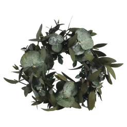 Depot Adventskranze & Zubehör^Mini-Trockenblumenkranz Greenery