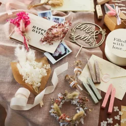 Depot Geschenk-Deko^Mini-Trockenblumenstraus Dried Flowers