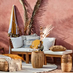 Depot Outdoor-Hockerelement Emil Aus Akazienholz, Modular> Garten- & Balkonmöbel