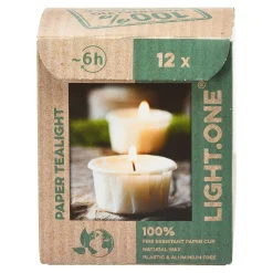 Depot Kerzen^Papier-Teelichter Light One