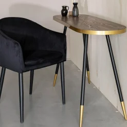 Depot Samt-Armlehnstuhl Nienke> Stühle