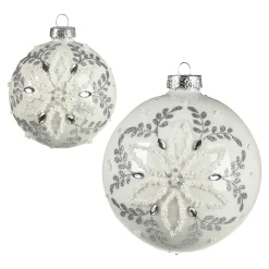 Depot Kugeln & Baumspitzen^Schneeblume Kugel-Set