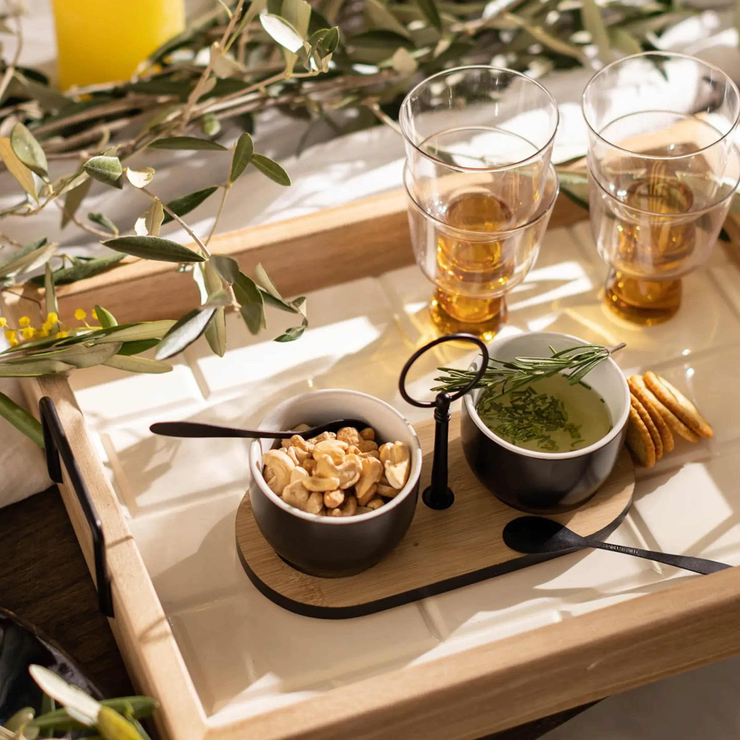 Depot Serviertablett Fliese> Tabletts & Schalen