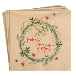 Depot Tischwasche^Servietten Tannenkranz