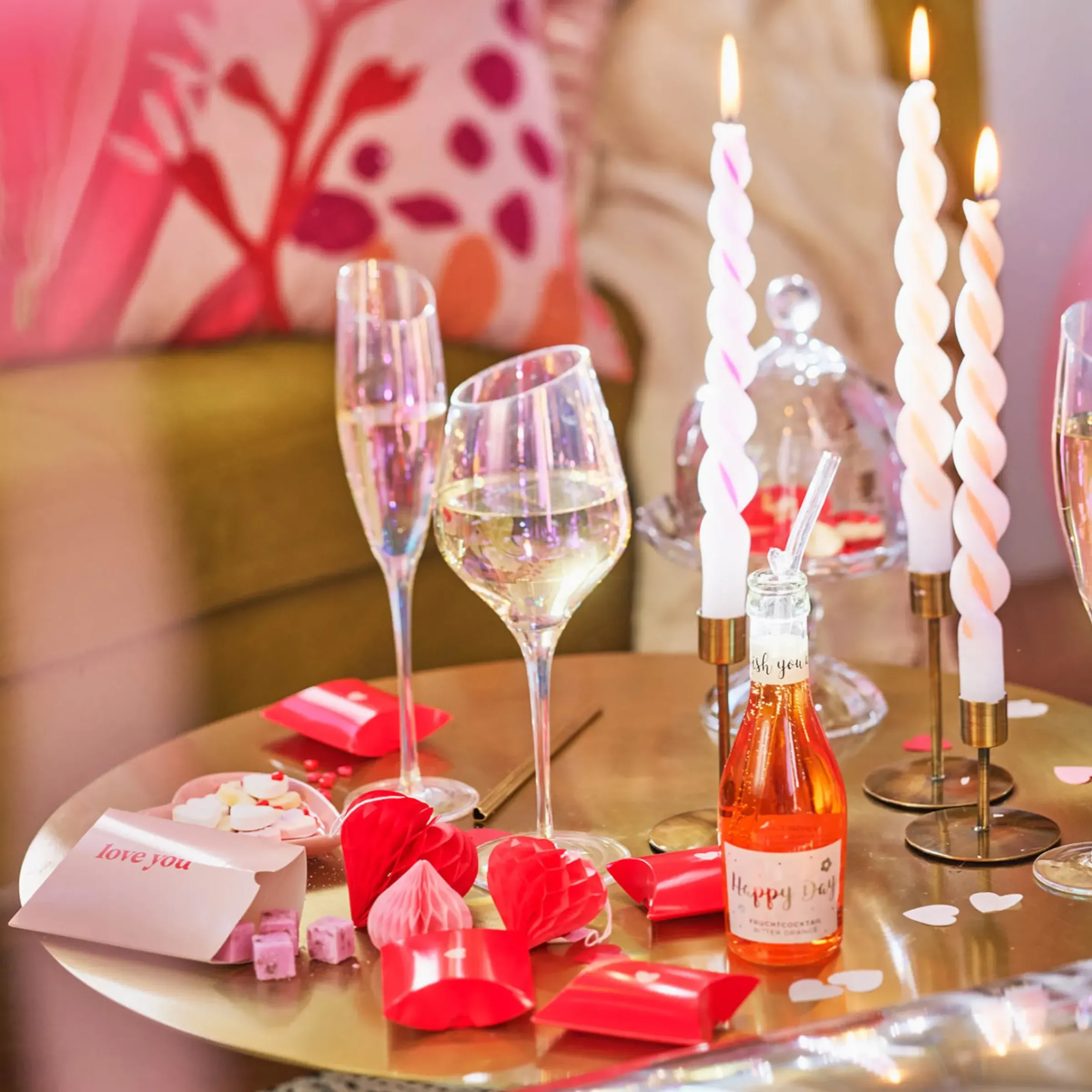 Depot Spitzkerzen Two Tone, Gedreht> Kerzen