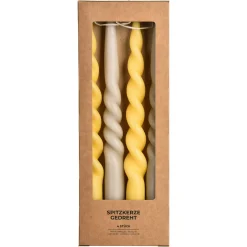 Depot Spitzkerzen-Set, Gedreht><noscript><img width=