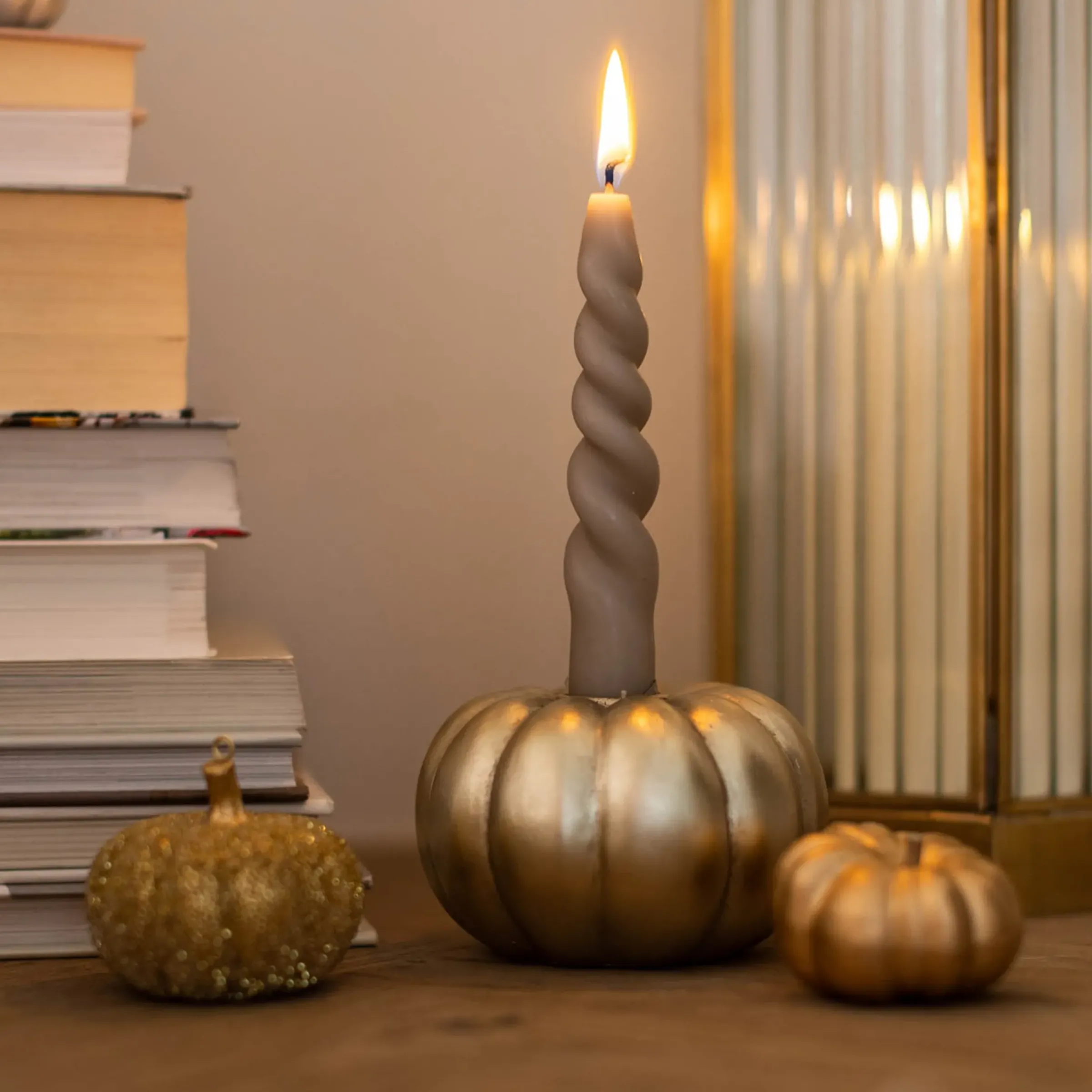 Depot Stabkerzenhalter Kurbis> Kerzenhalter & Windlichter