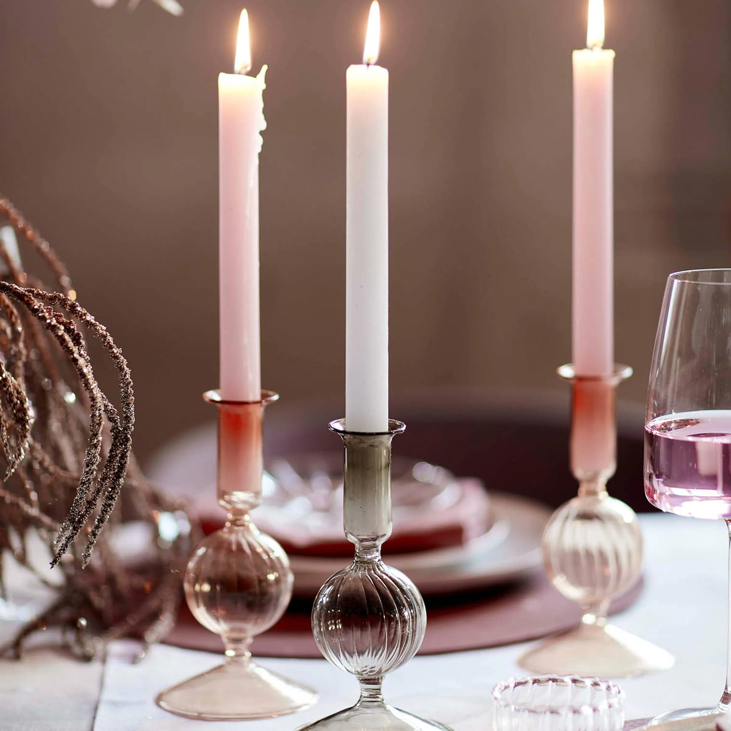 Depot Laternen & Kerzenhalter^Stabkerzenhalter-Set Fer