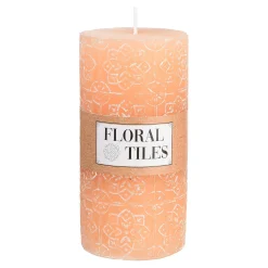 Depot Adventskerzen^Stumpenkerze Floral Tiles