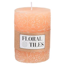 Depot Adventskerzen^Stumpenkerze Floral Tiles