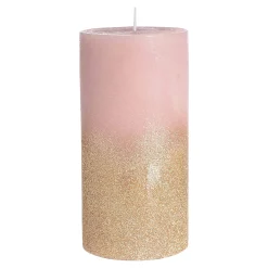 Depot Adventskerzen^Stumpenkerze Gold Glitter