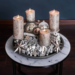 Depot Adventskerzen^Stumpenkerze Metallic Finish