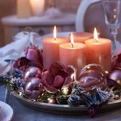 Depot Adventskerzen^Stumpenkerze Metallic Finish