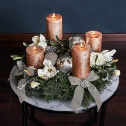 Depot Adventskerzen^Stumpenkerze Metallic Finish